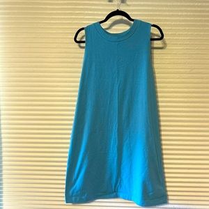 EUC cornflower Blue Cotton Tank Dress large